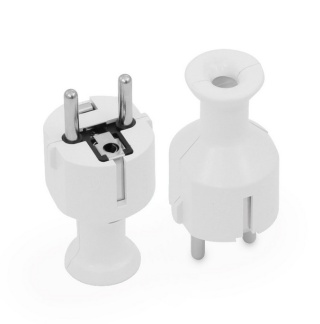 Wtyczka prosta rozbieralna WT-40 biała Montis MT020-B Produkt Polski 5841163 MT020-B