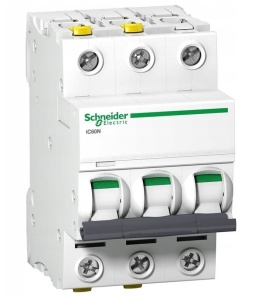 Wyłącznik nadprądowy 3P B25A iC60N Schneider