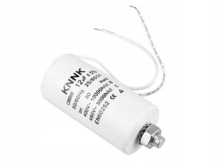 Kondensator silnikowy 12uF/450VAC