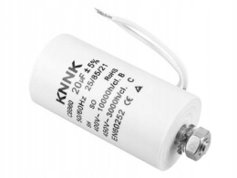 Kondensator silnikowy 20uF/450VAC
