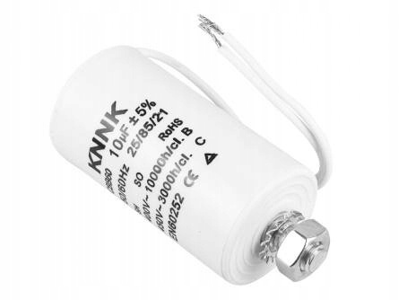 Kondensator silnikowy 25uF/450VAC z przewodem