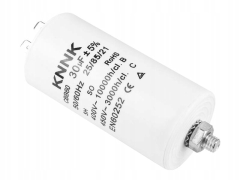 Kondensator silnikowy 30uF/450VAC