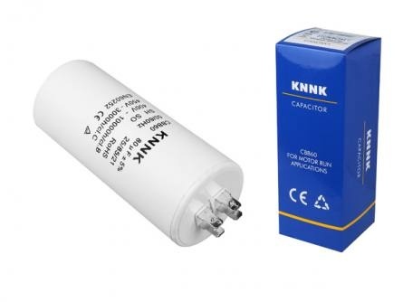 Kondensator silnikowy 60uF/450VAC z przewodami