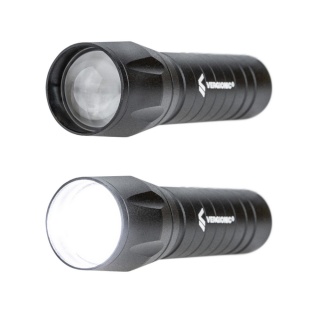 Latarka VE-C Ręczna LED 1SMD+COB 10cm USB+ETUI 2319