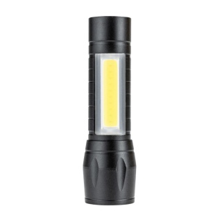 Latarka VE-C Ręczna LED 1SMD+COB 10cm USB+ETUI 2319