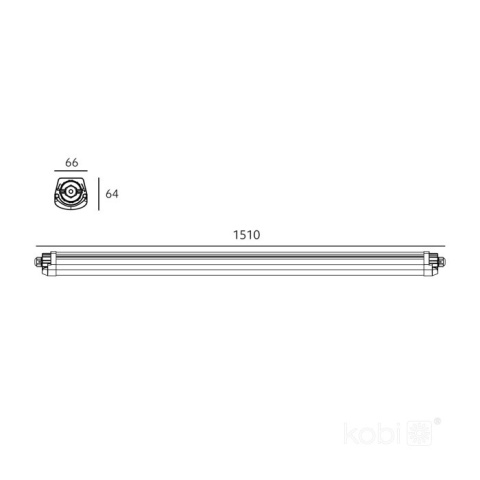 Oprawa liniowa hermetyczna led LUMEXO 50W 4000K IP65