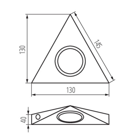 Oprawa podszawkowa max 10W G4 IP20 ZEPO LFD-T02/S-C/M 04386