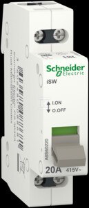 ISW 2P 20A 415VAC-ROZŁĄCZNIK IZOLACYJN ISW 2P 20A 415VAC-ROZŁĄCZNIK IZOLACYJN