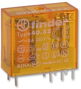 PRZEKAŹNIK 2P 8A 24V AC PRZEKAŹNIK 2P 8A 24V AC