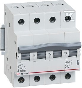 RX3 40A 4P ROZŁĄCZNIK IZOLACYJNY RX3 40A 4P ROZŁĄCZNIK IZOLACYJNY