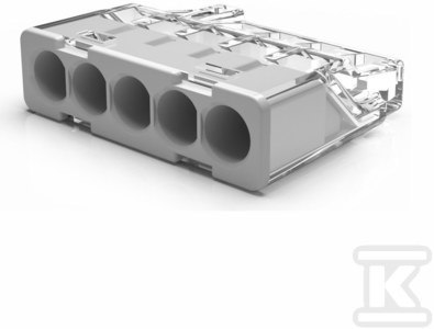 SZYBKOZŁĄCZKA MINI X5,DRUT,0,2-2,5MM2 SZYBKOZŁĄCZKA MINI X5,DRUT,0,2-2,5MM2