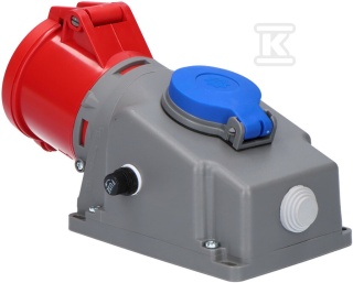 Gniazdo stałe kombi 32A/5P/230V ONNLINE F3.0301