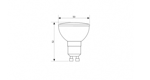 Żarówka led GU10 1W 3000k