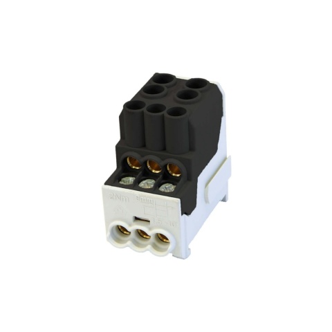 Blok rozdzielczy SDB100 AL/CU 80010czarny CXR506