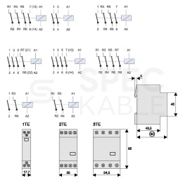 Stycznik modułowy 40A 4Z 0R 230V EATON