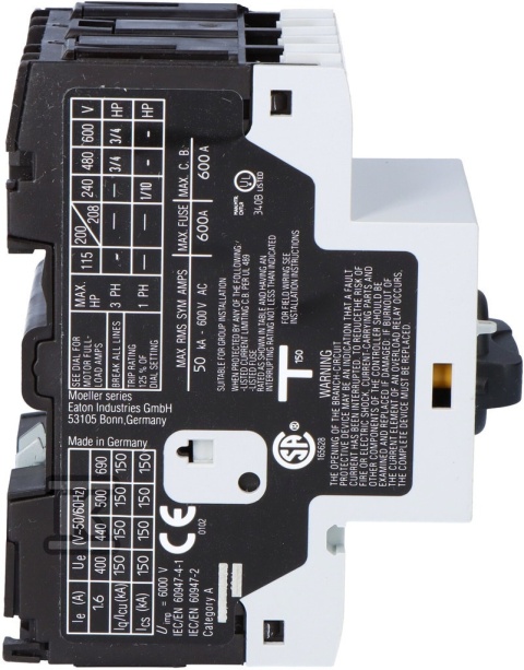 Wyłącznik silnikowy 1-1,6A 3P 0,55kW