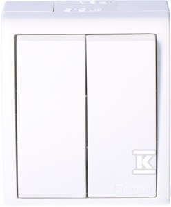 ŁĄCZ.ŚWIECZ.N/T IP54 AQUARIUS BIAŁY