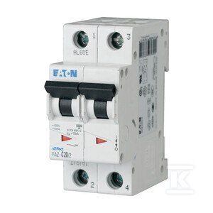 FAZ-C4/2 WYŁ.NMP. 2-POLE, IN=4A