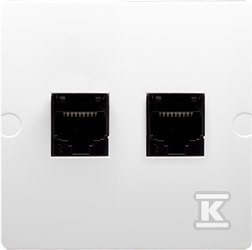 GN.KOMP/TELEF.RJ45+RJ11 BIAŁE BMF5T.0