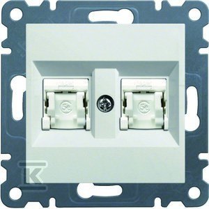 GN.2XRJ45 CAT.5E UTP BIAŁY LUMINA GN.2XRJ45 CAT.5E UTP BIAŁY LUMINA