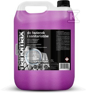NANOMAX DO ŁAZIENEK I SANITARIATÓW 5L NANOMAX DO ŁAZIENEK I SANITARIATÓW 5L