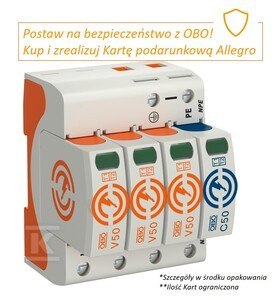 V50-3+NPE-280 OGRANICZNIK PRZEPIĘĆ, 4P