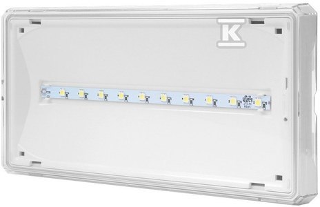 OPR.EXIT IP65 LED 3W 3H 1-ZAD.AT