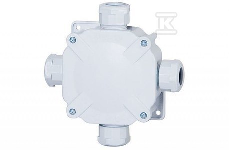 PUSZ.HERMETYK 27P 144X67X132 IP67 SZARA