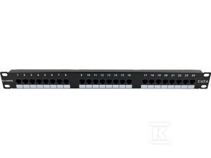 PATCH PANEL 1U/19" UTP 24 PORT KAT.6 LSA