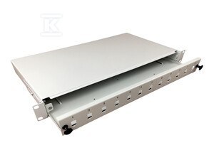PRZEŁĄ. FO 12XSCSX/LCDX 19" 1U WYSUWAN