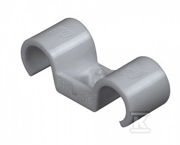 UCHWYT PLASTIKOWY PODW POSADZKOWY 16 MM
