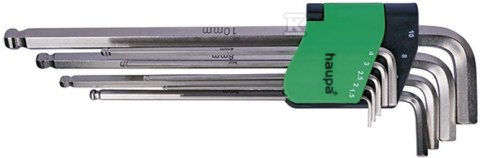 ZESTAW KLUCZY IMB.1,5-10 MM GROT KULOWY