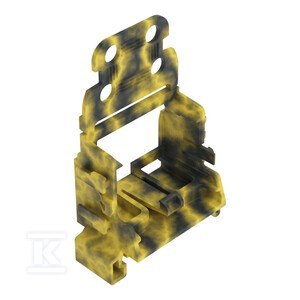 ADAP.MONTA.Z ODCI.10X4MM2.TS35.SZAR/ŻÓ