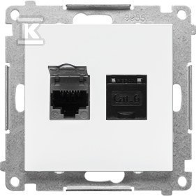 GN.2-KR.KOM.RJ45 K.6 P+RAM.L.B.M.SIMON55