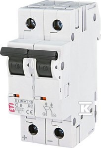 WYŁĄCZNIK ETIMAT 10-DC 2P C6 6KA