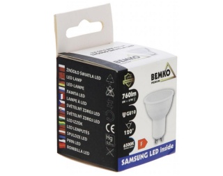 Żarówka led GU10 6500K 8W BEMKO