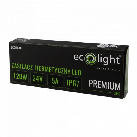 Zasilacz led hermetyczny 24V 120W
