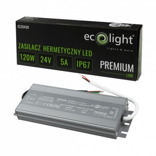 Zasilacz led hermetyczny 24V 120W