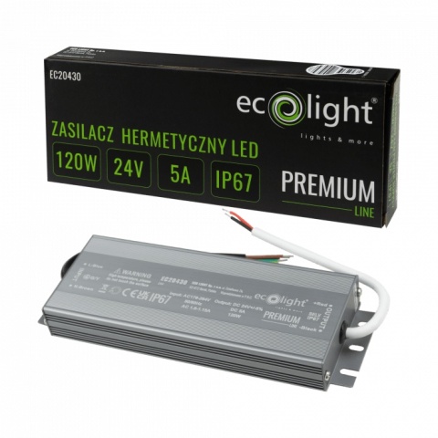 Zasilacz led hermetyczny 24V 120W