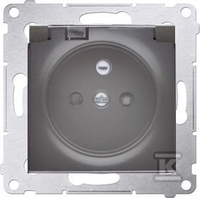 GN.IP44 Z/USZCZ.TRANSP ANTRACYT SIMON54