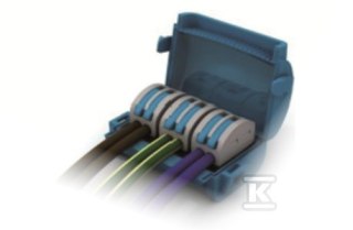 3ZŁĄCZKI 2X0,2-4MM2+1 MUFA ŻELOWA-ZES