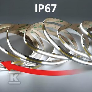 TAŚMA LED NEXTEC/24V/COB/12W IP67/3K 5M
