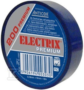 ELECTRIX 200 PREMIUM TAŚMA IZOL.NIEBIES ELECTRIX 200 PREMIUM TAŚMA IZOL.NIEBIES