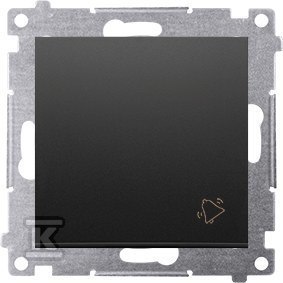 PRZYCISK DZWONEK CZARNY SIMON54