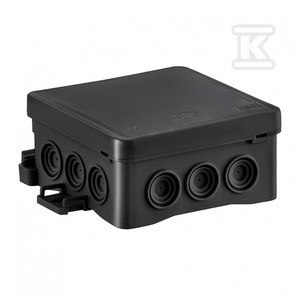 PUSZ.N/T NS6 85X85X40 IP54 FASTB.H.CZARN PUSZ.N/T NS6 85X85X40 IP54 FASTB.H.CZARN