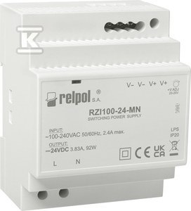 ZAS. IMP. 24 W, 12 V DC RZI30-12-MN ZAS. IMP. 24 W, 12 V DC RZI30-12-MN