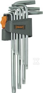 ZESTAW KLUCZY TORX - 9 KLUCZY