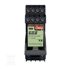 ZESTAW PRZEKAŹNIK+AKC GPK-4P-24DC-BL