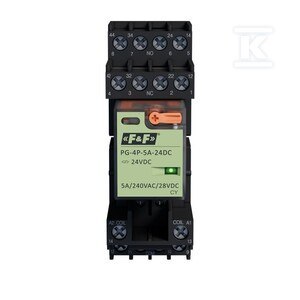 ZESTAW PRZEKAŹNIK+AKC GPK-4P-24DC