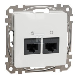 GN.KOMP.2XRJ45 6UTP BIAŁY SEDNA DES